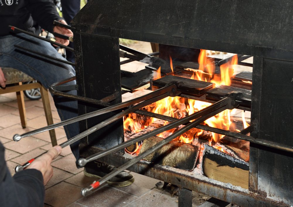 Schuhsohlenbacken im Tierpark Nordhorn