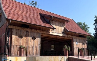 Mohlenkolk mit Boot.